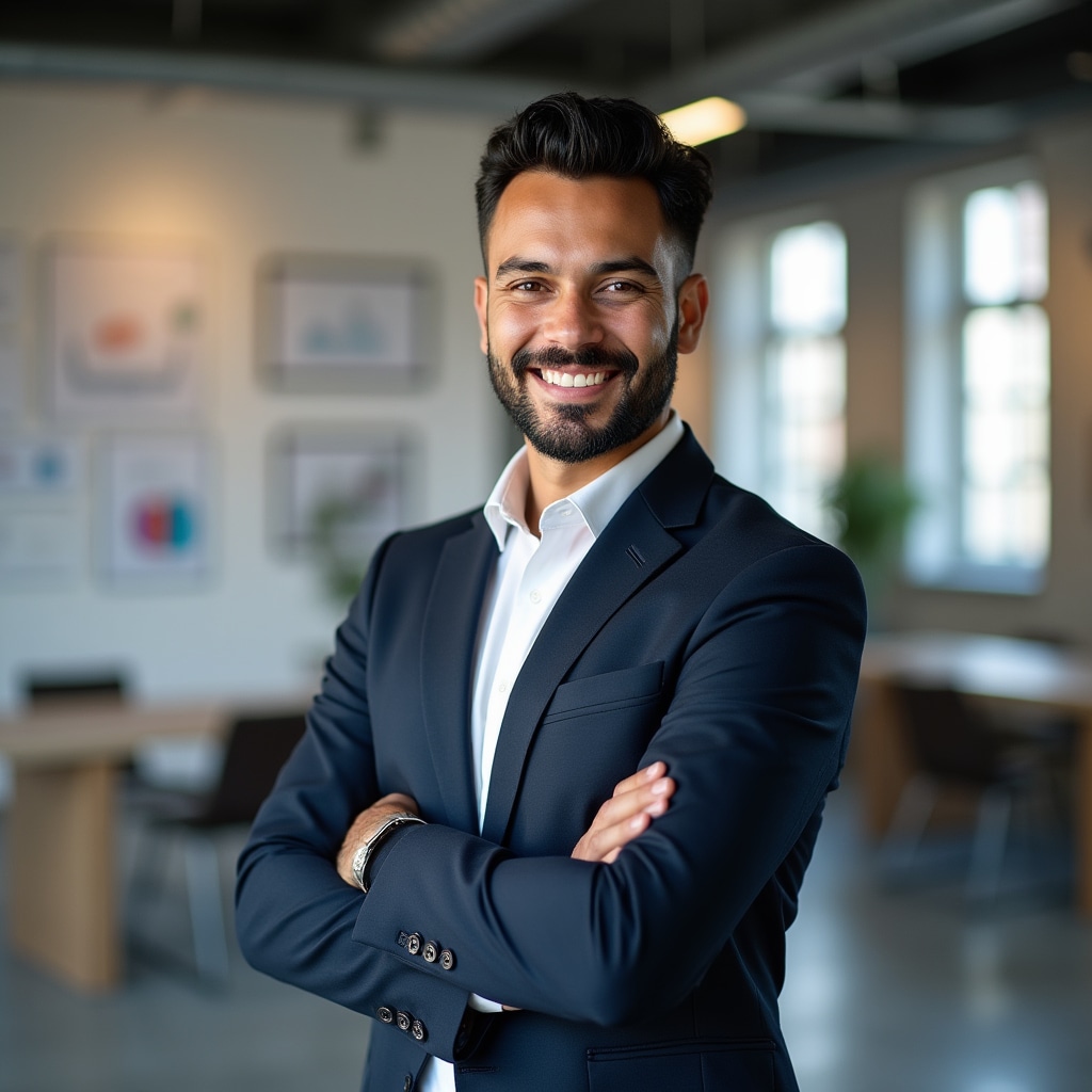 Operations director reviewing process maps